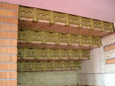 the bottom of steps